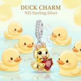 Sterling Silver Lion Red Panda Fox Bear Capybara Charm Beads Christmas Birthday Gift