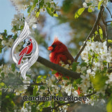 Sterling Silver Dove Hummingbird Red Cardinal Pendant Necklace