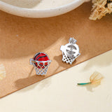 Sterling SilverHockeyBasketball Softball Football Volleyball Pickleball Soccer Baseball Tennis Stud Sport Earrings