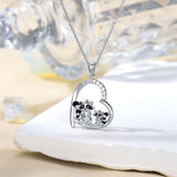 Sterling Silver Koala Raccoon Fox Otter Pendant   Necklace