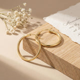 14K Gold Plated  Hoop Earrings for Women