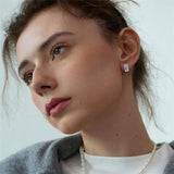 Sterling Silver Abalone Shell Mountain Cat Dog Fox Dragonfly Hummingbird Earring