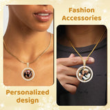 14K Gold Plated Personalized Photo Pendant Necklace Personalized Gift