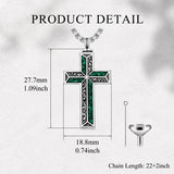 Sterling Silver Cross Hummingbird Cardinal  Rose Sunflower Urn  Necklace for Ashes Cremation Jewelry