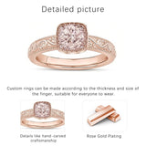 Sterling Silver 10K 14K 18K Gold Personalized Engraved 1-3 Carat Round Moissanite   Anniversary  Engagement Ring