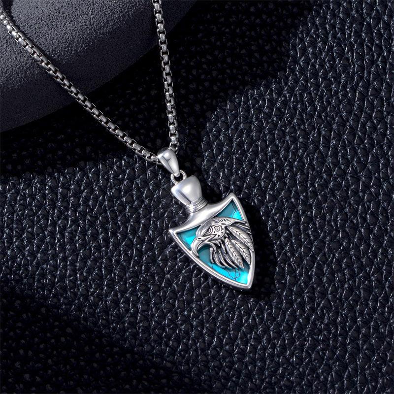 Sterling Silver Turquoise Kokopelli Arrowhead Cross Zia Roadrunner Zia Fox Arrowhead Eagle Pendant Necklace