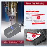 Stainless Steel Supcare Customized Engraved Medical Alert Medical Alert Necklace Necklace