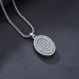 Sterling Silver Personalized Photo St. Anthony Francis Sebastian Medal Protection Necklace Catholic Christian Jewelry