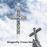 Sterling Silver Abalone Shell Dragonfly Plumeria Rose Sunflower Pendant Necklace