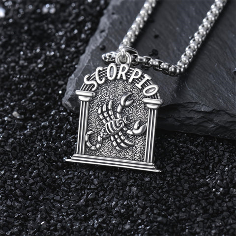 Sterling Silver Constellation Celestial Pendant Necklace