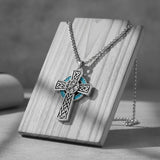 Sterling Silver Cross Pendant Necklace Christian Religious Jewelry Gifts for Anniversary