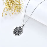 Sterling Silver St Michael St Benedict St Anthony St Jude Medal Pendant Necklace