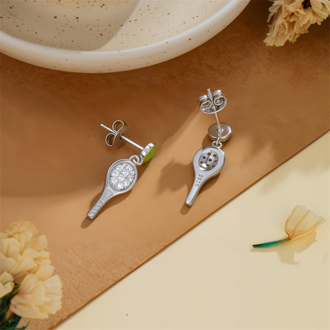 Sterling SilverHockeyBasketball Softball Football Volleyball Pickleball Soccer Baseball Tennis Stud Sport Earrings