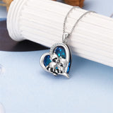 Raccoon Necklace 925 Sterling Silver  Raccoon Necklaces Raccoon Jewelry Gifts for Women Teen Girls