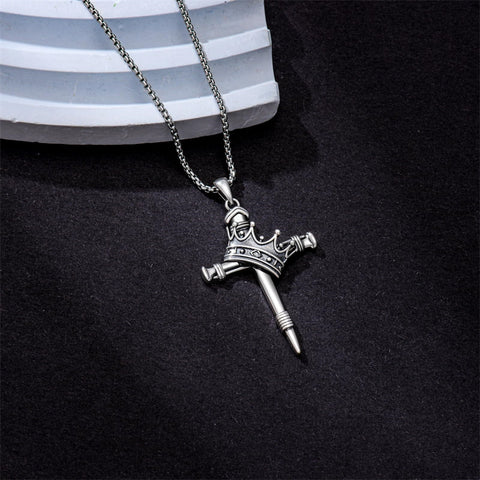 Sterling Silver Lion Semicolon Rose Sunflower Cross Pendant Religious Necklace