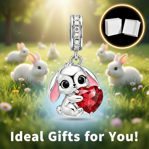 Sterling Silver Lion Red Panda Fox Bear Capybara Charm Beads Christmas Birthday Gift