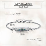 Urn Bracelet for Ashes 925 Sterling Silver Cremation Jewelry for Ashes Keepsake