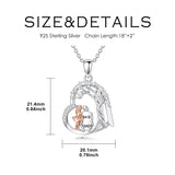 Sterling Silver Tree of Life Father Daughter Sister Pendant Necklace for Women Christmas Gift