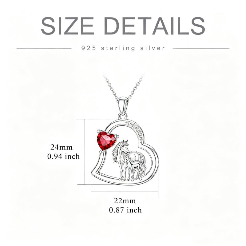 Sterling Silver Mother Daughter Two Hippo Two Elephant Two Horse Two Dachshund Two Cow Pendant Necklace