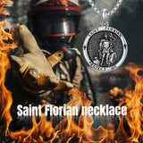 Sterling Silver St Michael St Benedict St Anthony St Jude Medal Pendant Necklace