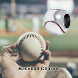Sterling Silver Volleyball Baseball Basketball Football Soccer Sport Charm Beads