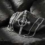 Sterling Silver Cross Pendant Necklace Christian Religious Jewelry Gifts for Anniversary