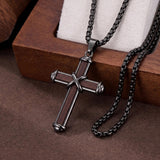 Sterling Silver Cross Pendant Necklace Christian Religious Jewelry Gifts for Anniversary