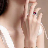 Sterling Silver Custom Birthstone Engraved High School College Class Ring for Women