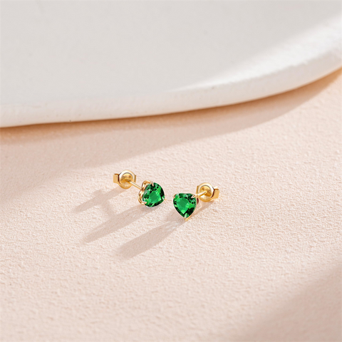 14k Gold 1.25cttw Genuine Natural Gemstone Stud Earrings