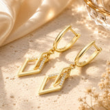 14K Gold Plated Dangle Drop Earrings for Women