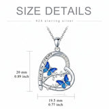Sterling Silver Mother Daughter Squirrel Monkey Butterfly Bee Owl Necklace Engraved I Love You Forever