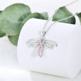 925 Sterling Silver Breast Cancer Awareness Necklace Cross Pendant Necklace Pink Ribbon Necklace Gifts for Women