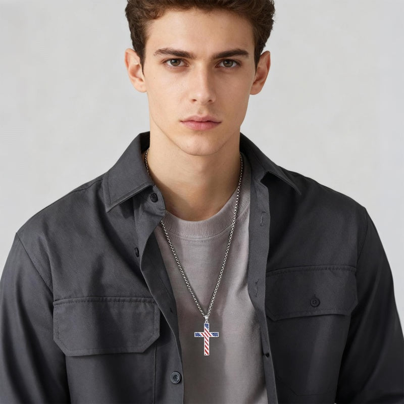 Sterling Silver Cross Pendant Necklace Christian Religious Jewelry Gifts for Anniversary