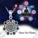 Sterling Silver Chakra Urn Necklace for Ashes