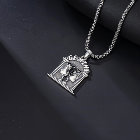 Sterling Silver Constellation Celestial Pendant Necklace