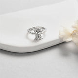 Highland Cow Rings Sterling Silver Animal Cow Rings Jewelry for Girls Daughter