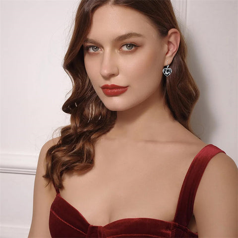 Sterling Silver Black Obsidian Snake Hummingbird Butterfly Dragonfly Leverback Earrings