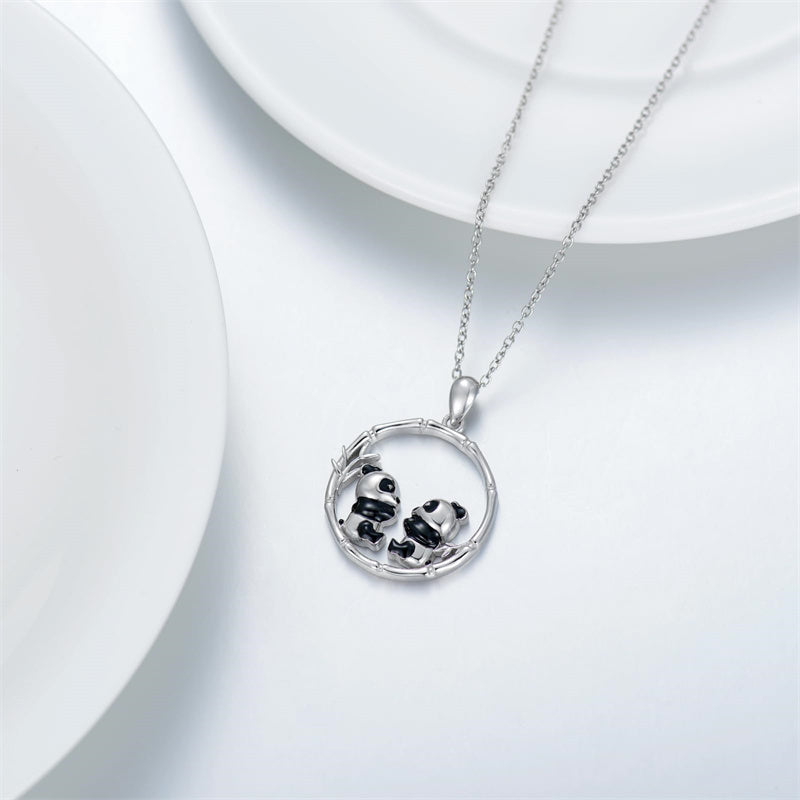 Sterling Silver PhoenixRaven Panda Hummingbird Sea Turtle Pendant Necklace Mother's Day Christmas Gifts