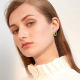14K Gold Plated  Viking Hoop Earrings