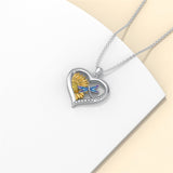 Sterling Silver Heart Dragonfly Hummingbird Pendant Necklace Jewelry Gifts for Christmas Anniversary