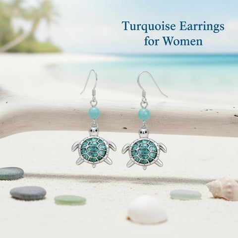 Sterling Silver Turquoise Owl Dragonfly Butterfly Hummingbird Dangle Earrings