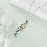 Mountain Necklace for Women  Silver Nature Necklace Jewelry Gift for Skiers, Hikers, Campers, Climbers and Nature Lovers