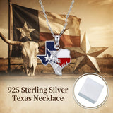 Sterling Silver  Bluebonnets Cow Skull Cowboy Hat Boot Cactus Cowgirl Texas Necklace Texas Necklace