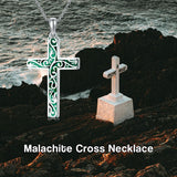 Sterling Silver Cross Pendant Necklace Christian Religious Jewelry Gifts for Anniversary