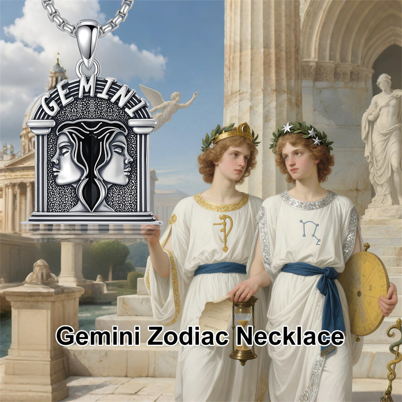 Sterling Silver Constellation Celestial Pendant Necklace