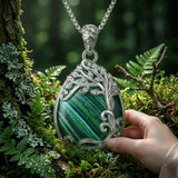 14K Gold Plated Teardrop Tree of Life Necklace for Women