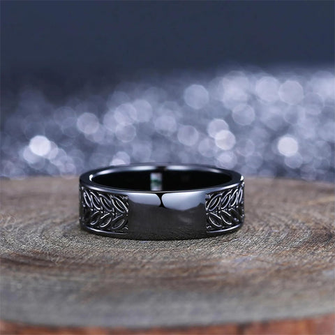 Sterling Silver 10K 14K 18K Gold Natural Leaf  Moss Agate Engagement Anniversary Couple Ring Sets