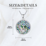 Sterling Silver Tree of Life Necklace Mother Daughter Mother Son Pendant Necklace Gift for Mother's Day Christmas