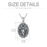 Sterling Silver St Michael St Benedict St Anthony St Jude Medal Pendant Necklace