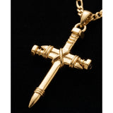 14K Gold Plated Cross Pendant necklace